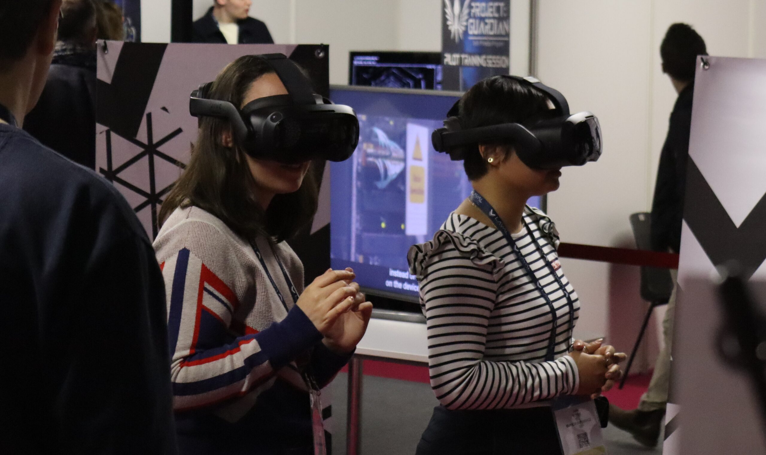 Laura Deluteau et Julie Royer lors du Laval Virtual 2023.